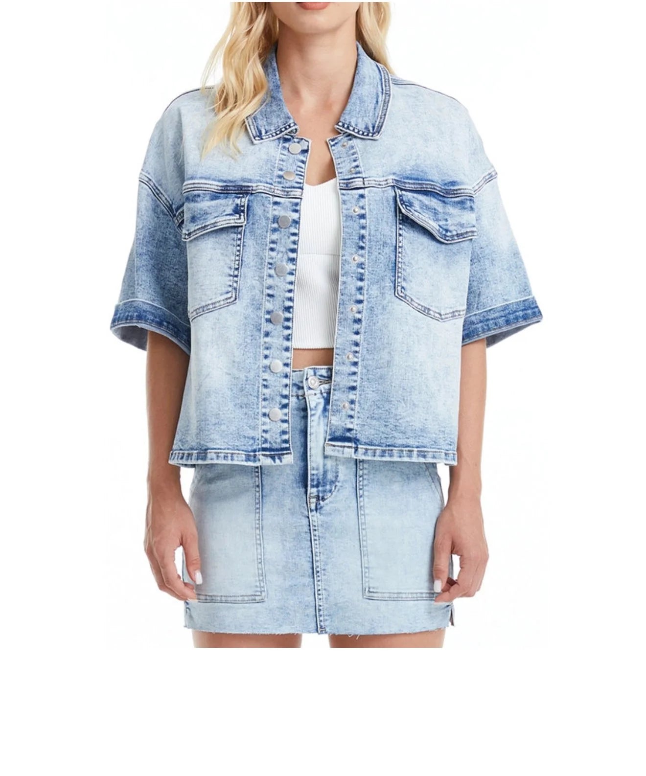 Bayeas Puffy Denim Jacket