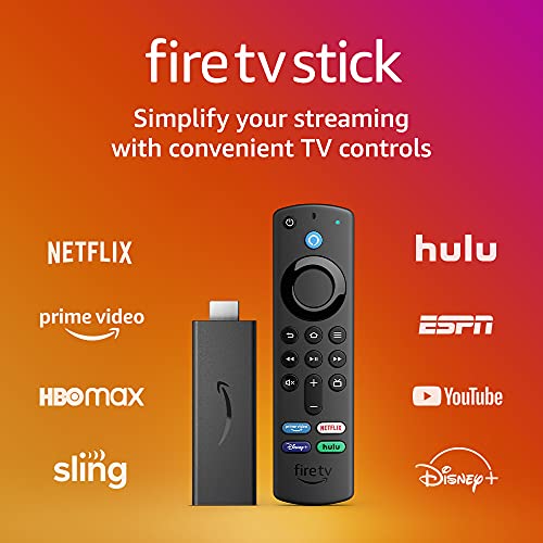 Fire TV Stick (3rd Gen) with Alexa Voice Remote (includes TV controls) | HD streaming device