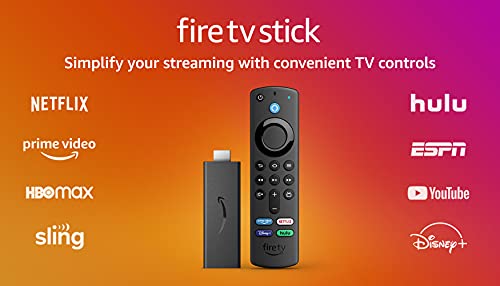 Fire TV Stick (3rd Gen) with Alexa Voice Remote (includes TV controls) | HD streaming device