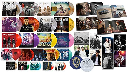 Jonas Brothers Vinyl Club - Exclusive Jonas Brothers Members Only FULL Vinyl Club Box Set With Carrying Case (23 Vinyl LP Bundle)